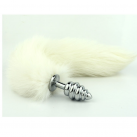 Анальний корок. Метал. З хвостом. photo 2