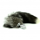 Анальная пробка. Металл. С хвостом. photo 4