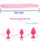Анальная пробка. Металл. С хвостом. photo 6