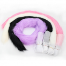 Анальная пробка. Металл. С хвостом. photo 3