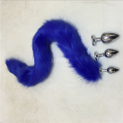 Анальная пробка. Металл. С хвостом. photo 5