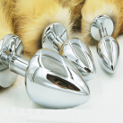 Анальная пробка. Металл. С хвостом. photo 4