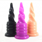 Анальная пробка. Спиральная. Силикон. Цвет кожи. photo 6