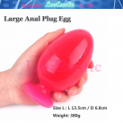 Анальная пробка с присоской, диаметр 68 мм photo 2