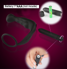 Массажер простаты. Силикон. С вибрацией. photo 1