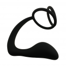 Массажер простаты. С кольцом на пенис. Силикон. photo 5