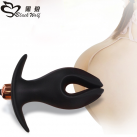 Анальный расширитель. Силикон. Черный. photo 2