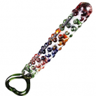 Разноцветные стеклянные анальные шарики photo 4