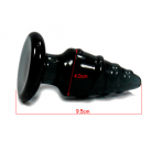 Анальная пробка спиральная 95х40 мм  photo 3