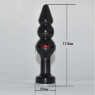 Анальная пробка черная photo 3