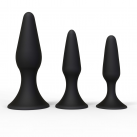 Силиконовые анальные пробки для начинающих 3 шт photo 3