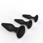 Силиконовые анальные пробки для начинающих 3 шт photo 6