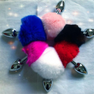 Анальная пробка. Металл. С хвостом. photo 4