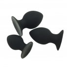 Силиконовые анальные пробки 3 шт. photo 1