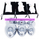 Большая, средняя и маленькая анальная пробка DOMI, 3 шт. photo 1