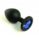 Анальная пробка. Силикон. Черная. photo 2