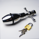 Анальный расширитель. Нержавеющая сталь. С замком. photo 2