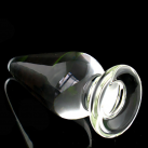 Анальная пробка. Прозрачное стекло. 5,5 см. photo 5