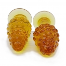 Анальная пробка. Прозрачная. Цвет золотой. photo 6