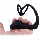 Массажер простаты. С двойным кольцом. Силикон.  photo 5