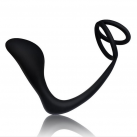 Массажер простаты. С двойным кольцом. Силикон.  photo 2