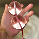 Большие стеклянные анальные бусы  photo 2