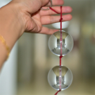 Большие стеклянные анальные бусы  photo 5