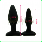 Силиконовые анальные пробки 2 стилей NINGMU  photo 2