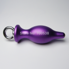 Анальная пробка металлическая матовая 3.5х8.5 см photo 2