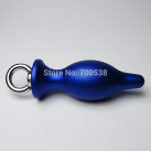 Анальная пробка металлическая матовая 3.5х8.5 см photo 1