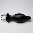 Анальная пробка металлическая матовая 3.5х8.5 см photo 3