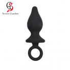 Анальная пробка. Силикон. Черный. photo 2