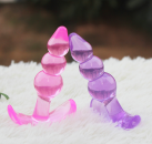 Набор. 5 шт. Вибратор, яйцо, Анальные пробки, анальные шарики. Силикон. photo 3