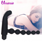 Анальный вибратор с бусами photo 2