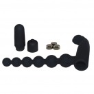 Анальный вибратор с бусами photo 6