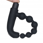 Анальный вибратор с бусами photo 3