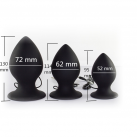 Силиконовая анальная пробка с вибрацией photo 5