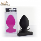 Силиконовая анальная пробка с вибрацией photo 1