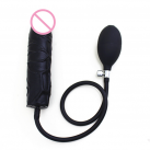 Черная надувная анальная пробка Butt Plug H8-2-10 photo 6