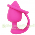 Массажер простаты. С кольцом. Силикон. photo 1