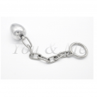 Анальная пробка из нержавеющей стали с кольцом photo 6