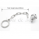 Анальная пробка из нержавеющей стали с кольцом photo 3