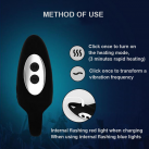 Анальный вибратор с подогревом MIZZZee  photo 5