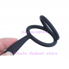 Силиконовый массажер простаты с 2 кольцами photo 5