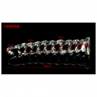 Анальная пробка стеклянная спиральная photo 2