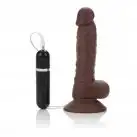 Вибратор MR. JUST RIGHT BROWN (латексный) photo 1