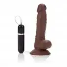 Вибратор MR. JUST RIGHT BROWN (латексный) photo 2