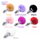 Анальная пробка. Металл. С хвостом. photo 3