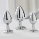 Анальная пробка. Металл. 3 шт. photo 6