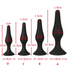 Черная анальная пробка photo 3